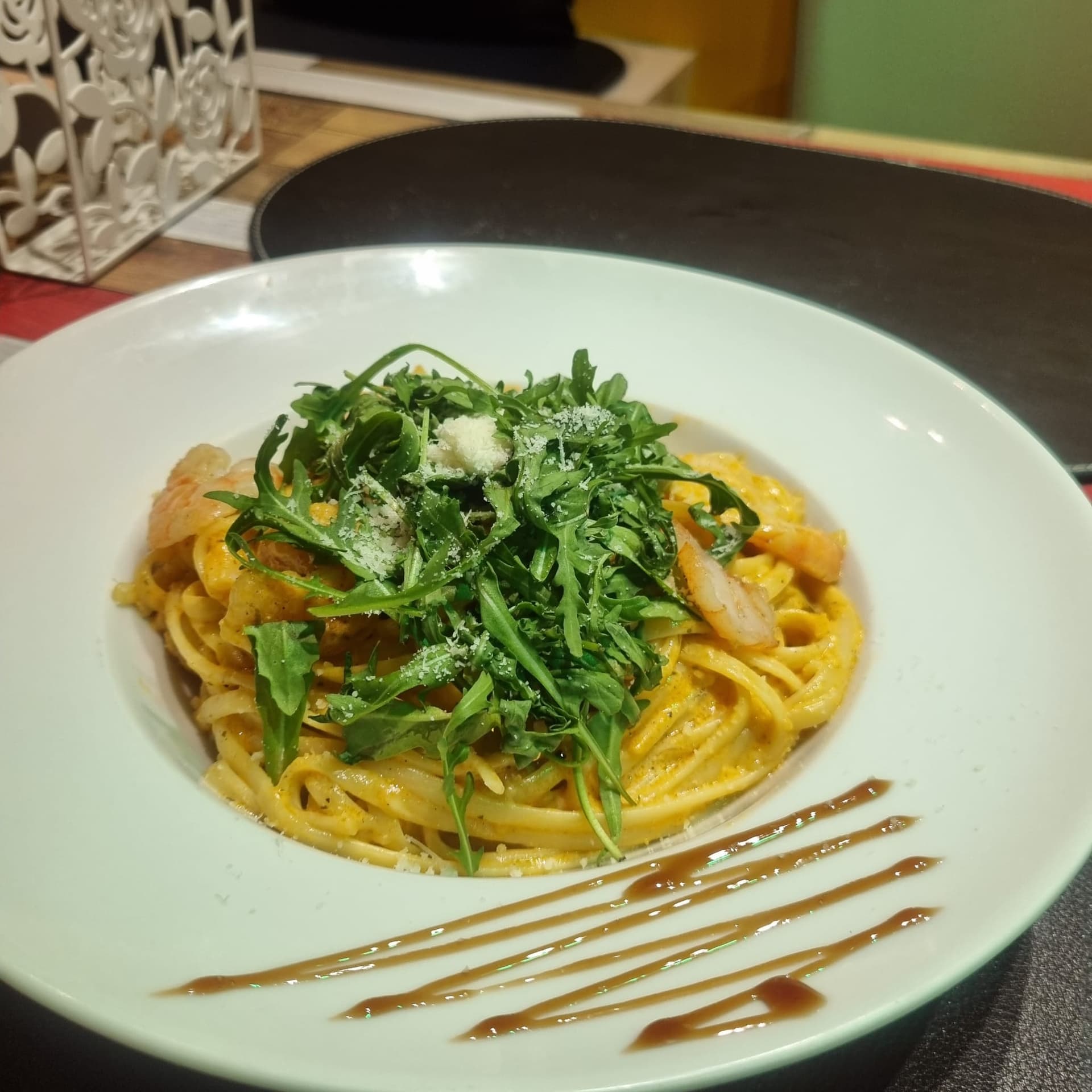Linguine aux crevettes